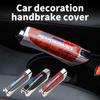 Car Carbon Fiber Patterned Hand Grips Guard Case Brake Cover For 1 3 4 5 6 7 Series M X1 X3 Performance Alpina G20 F20 ZX2