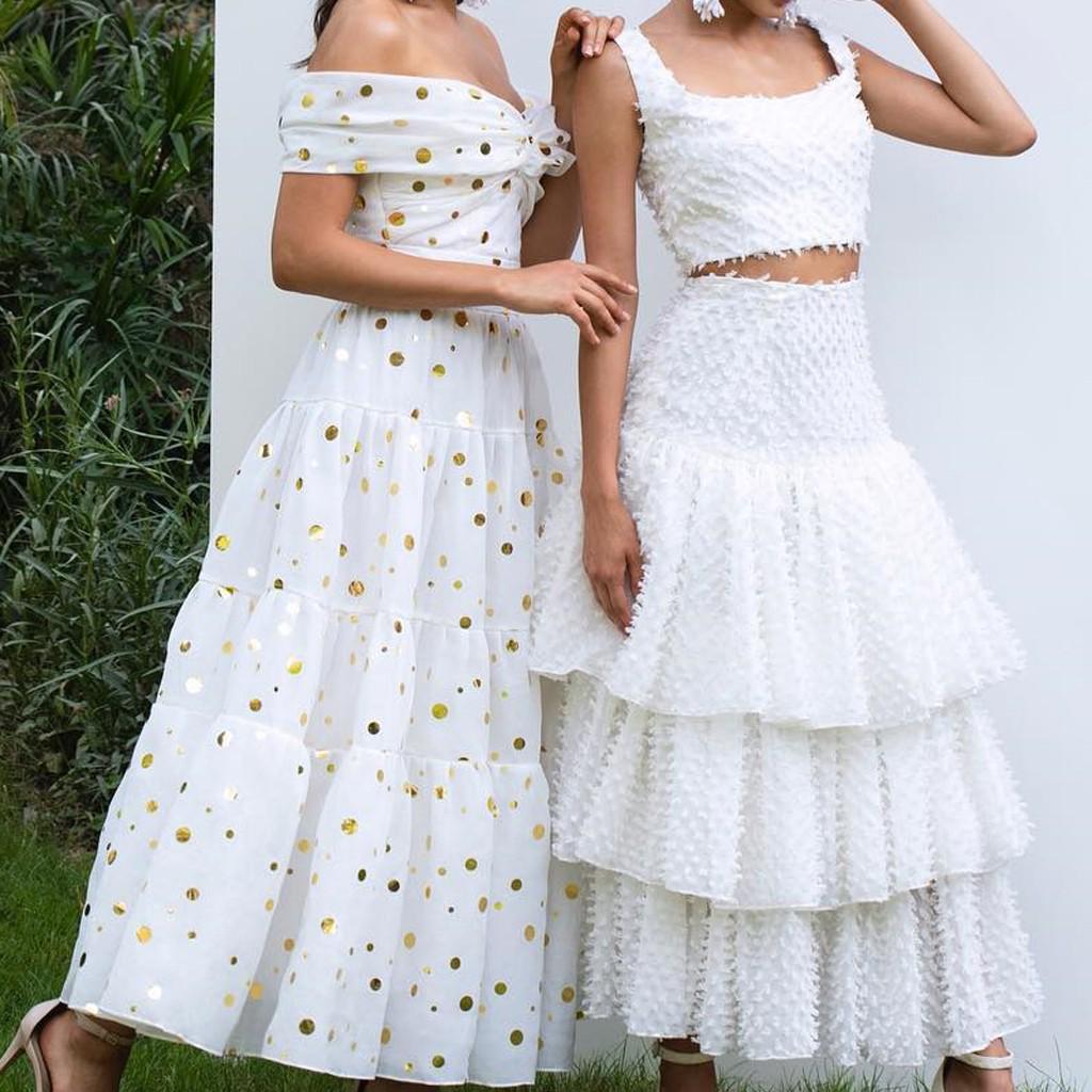 Fashion Women Sequins Evening Dress Shoulder Insertion Off Shoulder Dress