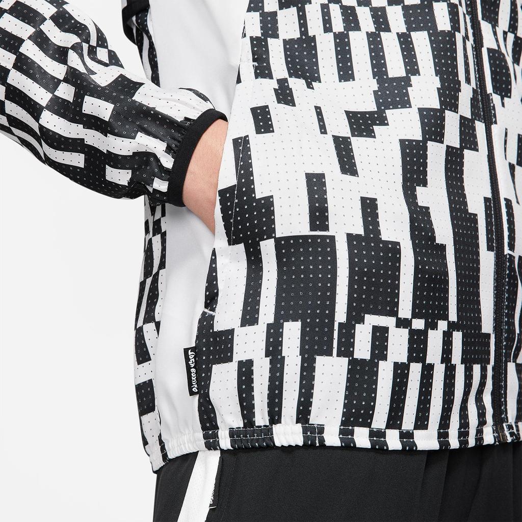 Nike Chaqueta de Fútbol DRI-FIT Academy con Estampado Divertido para Hombre Chaqueta Negra CZ0992-101