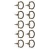 10Pcs Screw Thread Pull Handles Retro Single Hole Jewelry Case Gift Box Knob Bronze