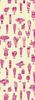 Dyeing Anbo Hand Towel Feast Authentic Dyed Cotton Tokuoka Made In Japan 35cm X 100cm "Sweets Pink" 100%