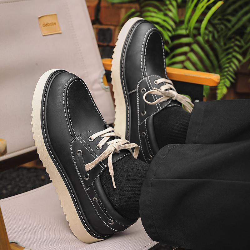 Fashion Hot Genuine Leather Mens Dress Shoes Oxfords Outdoor Lace Up Italian Mens Casual Shoes Walk Sneakers Moccasins Loafers Wearable