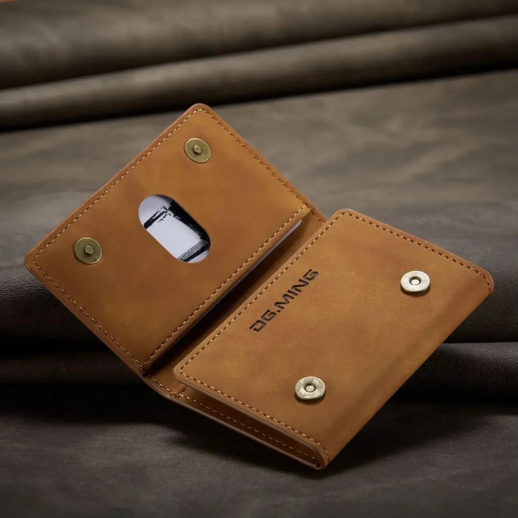 Magnetic Detachable Leather Wallet Cards Holder Phone Case For iPhone 16 Pro Max 15 Plus 14 13 12 11 Mini X XS XR SE 2022 Cover
