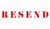Printtoo Resend Self Inking Rubber Stamp Pre-Inked Office Stamp- Home Office Business Stationery, Black- 42 x 9
