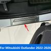For Mitsubishi Outlander -2025 2026 Stainless Outer Door Sill Scuff Plate Entry Guard Welcome Pedal Accessories Car Styling