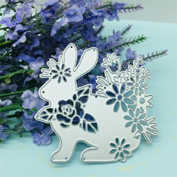 Rabbit Metal Cutting Dies DIY Stamps Crafts Scrapbooking Decoration Supplies