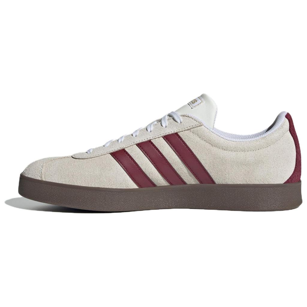 Adidas VL Court 2.0 Off White Shadow Red Unisex Sneakers Cream Cloud-White JR8310