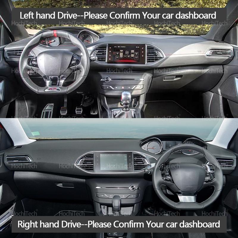 Dashboard Cover Dash Board Mat Carpet Pad Sunshade Cushion Car Visor Accessories for Peugeot 308 II T9 308SW 308GTI 2014~