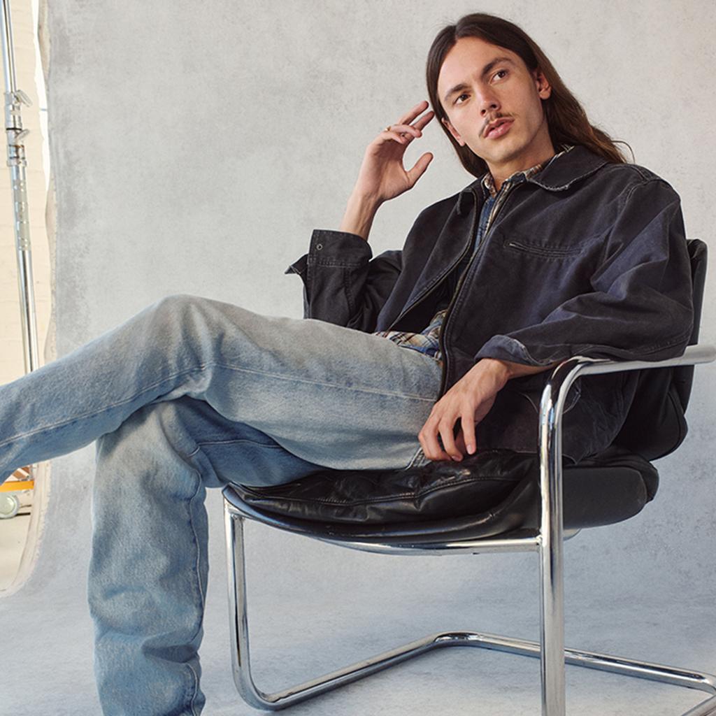 Levis Basic Minimalist Dar Kesim Commuter Günlük Ceket Unisex ceketler 005BL-0001