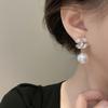 2025 Zircon Pearl Earrings: Elegant French-Inspired Luxury, Versatile and Fashionable for Women