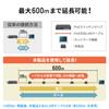 SANWA SUPPLY Gigabit PoE Extender with Magnet, Up To 100m Extension, AUTO-MDIX Function, LAN-EXPOE2