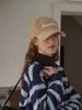 ANOETIC Corduroy Lettering Ball Cap_Beige