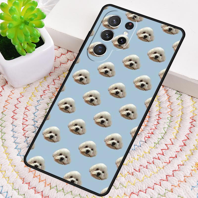 Cute Cartoon Bichon Frise Phone Case for Samsung Galaxy note 10 pro S26 Ultra S23 S24 FE S25 S21 S22 PLUS shockproof Cove