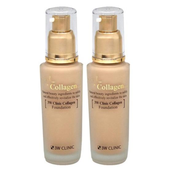 3W CLINIC Collagen Foundation 50ml (6 Options)
