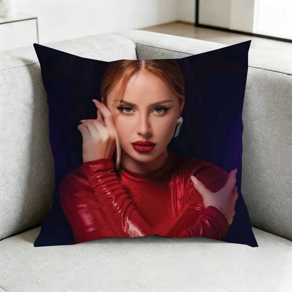 Anna AAsti AArtik Singer Square DoubleSided printed Pillow Case Bedroom Bedside Pillow Sofa Cushion Cover Gift
