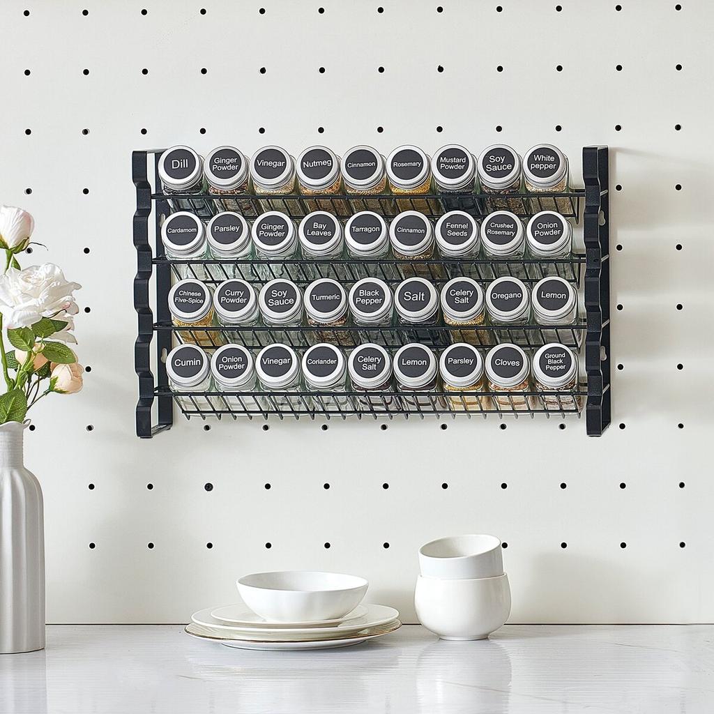 Spice Rack Organizer for Cabinet Kitchen Seasoning Organizer 18x11 in