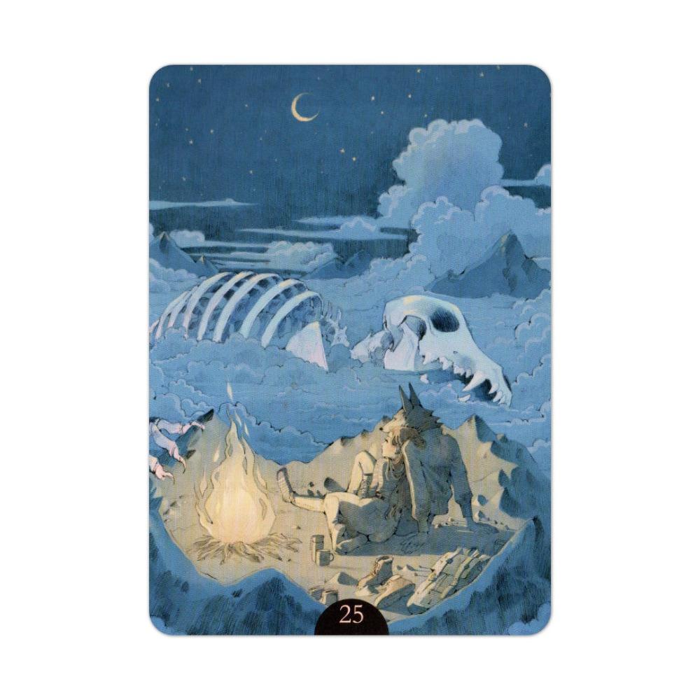 Loputyn Orakeldeck, 36 Karten, eine Mischung aus Mysterien und Märchenanspielungen, 10,4 x 7,3 cm