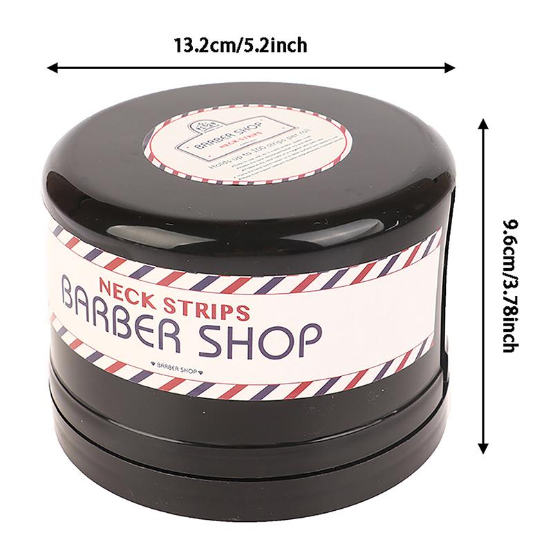 Barber Neck Paper Roll Holder Disposable Neck Strip Tissue Collar Tape Dispenser Sucke Storage Box Hairdressing Accessorie