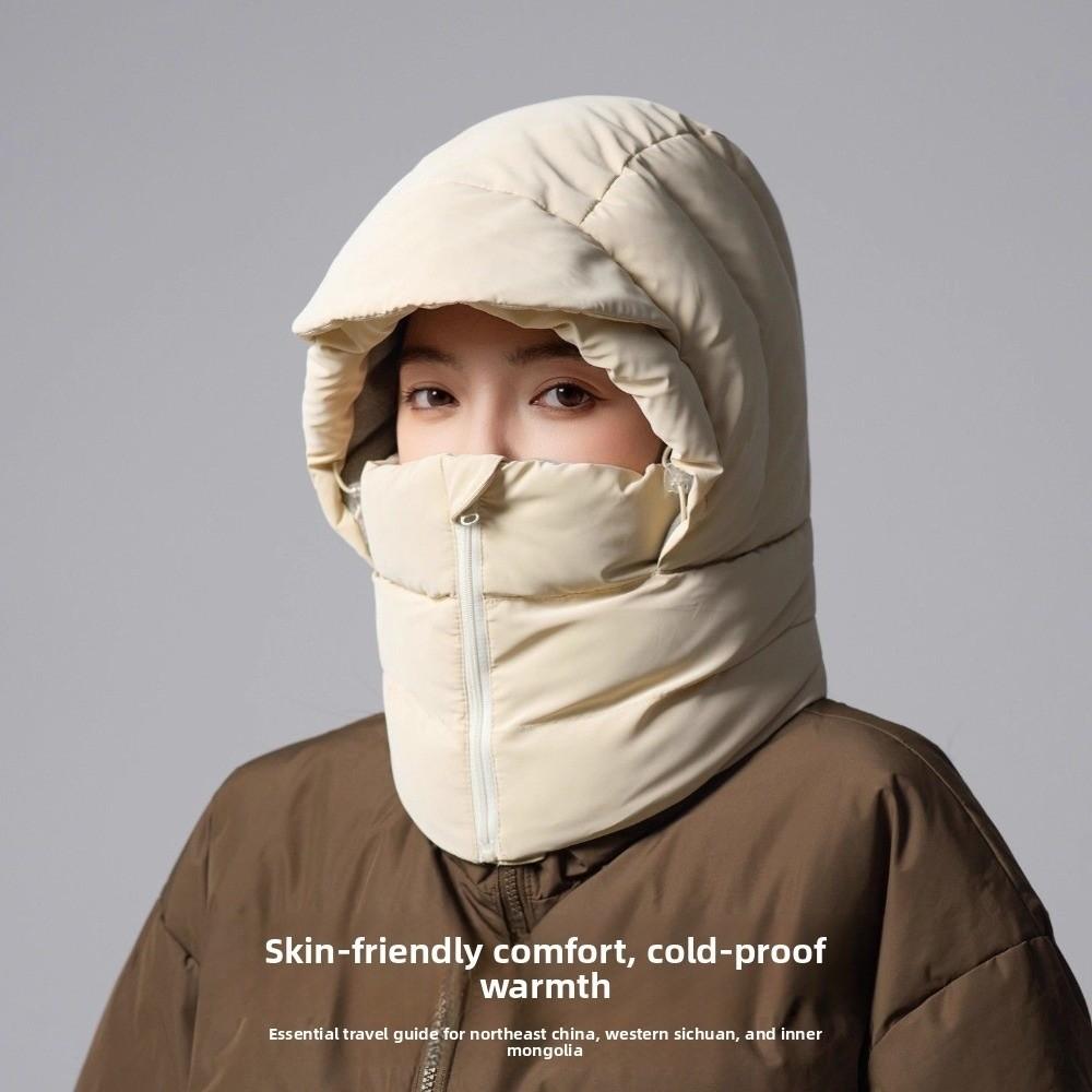 Cold Resistant Warm Scarf Face Mask Keep Warm Lei Feng Hat 3-in-1 Winter Cycling Hat Skiing