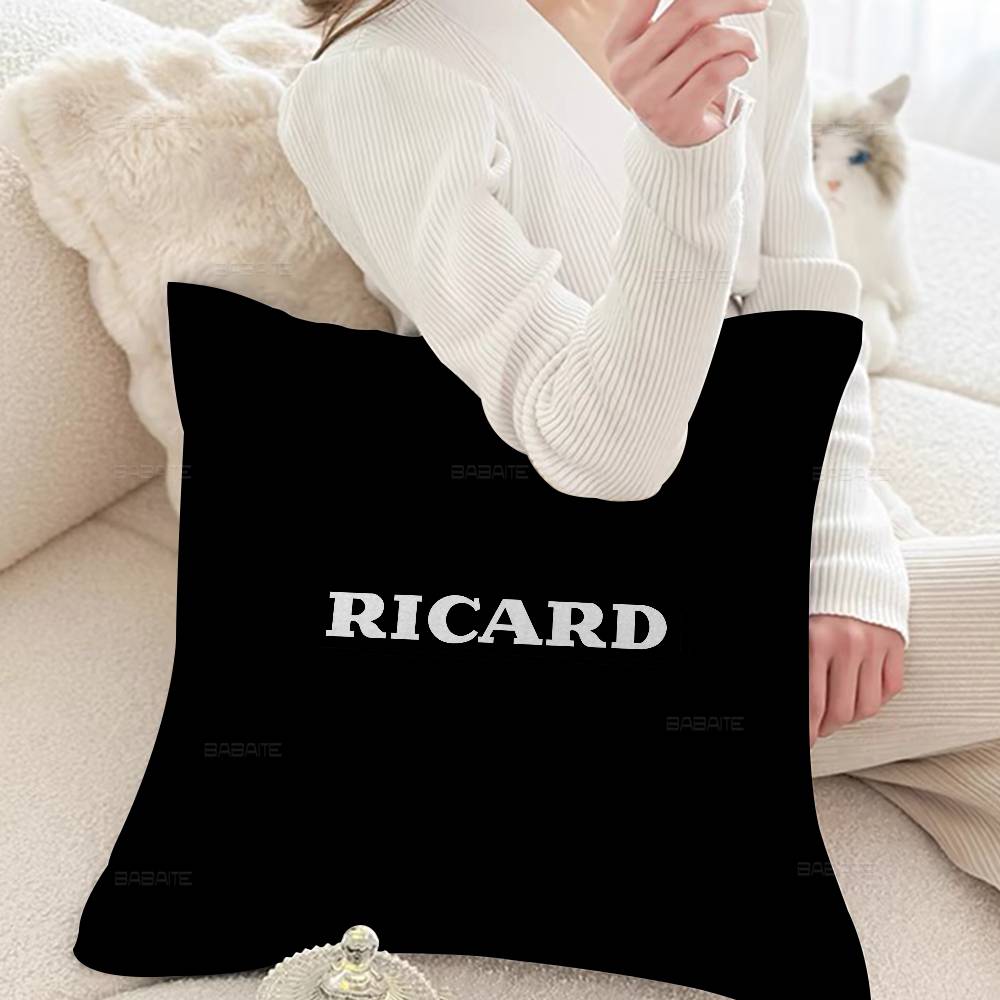 R-Ricards Logo Cushion Cover Decorative Pillow Sofa Home Decor Case Pillow Cases