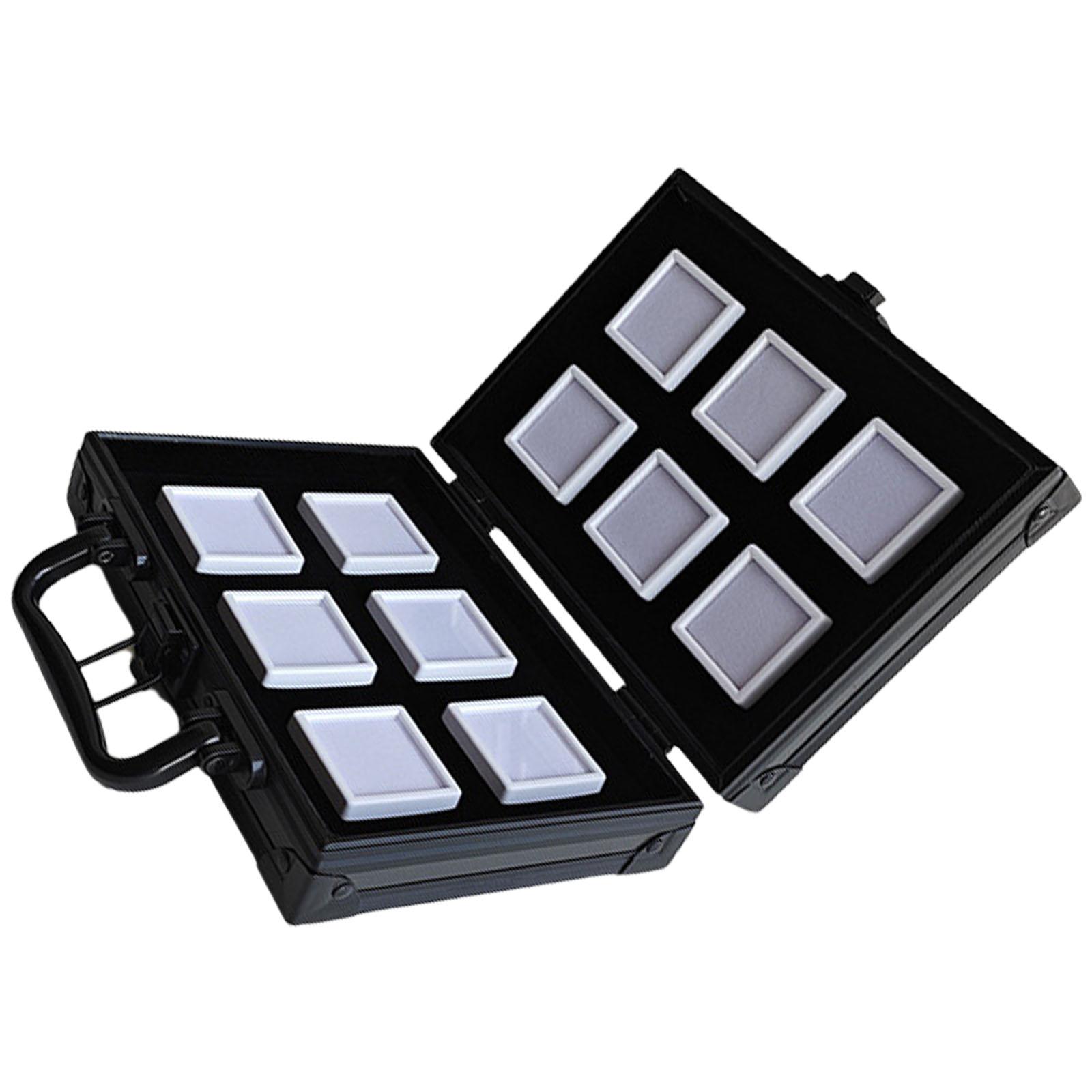 

Практичный алюминиевый кейс для хранения драгоценных камней с пенопластовым вкладышем для надежной защиты ювелирных изделий и удобства в путешествиях 4 белый