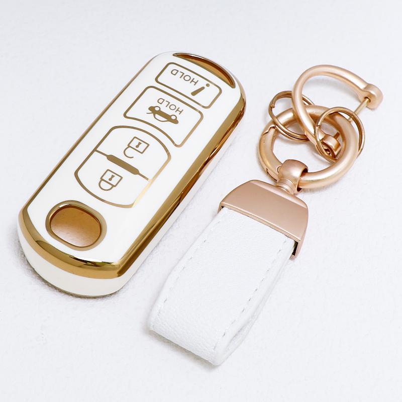 4 Button Fashion Tpu Auto Keyless Car Key Case Cover For Mazda Axela Cx-5 Cx5 Cx-3 Cx7 Cx-9 3 4 Cx30 2 3 6 Demio Atenza