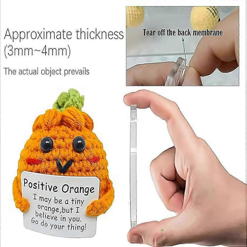 Adventní kalendář emoční podpory 2025 24 dní odpočítávání do Vánoc s 24 akrylovými ozdobami, postavičkami v háčkovaném stylu, sadou pro úlevu od stresu,