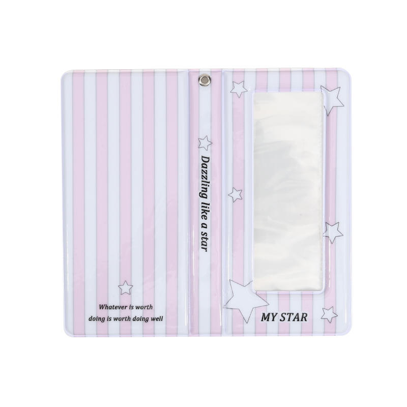 Star Pattern Photocard Holders Binder Album Mini Portable Cartoon Photo Card Holder Book for Collection