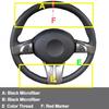 Hand Sewing Car Steering Wheel Cover For BMW Z4 2003 2004 2005 2006 2007 2008