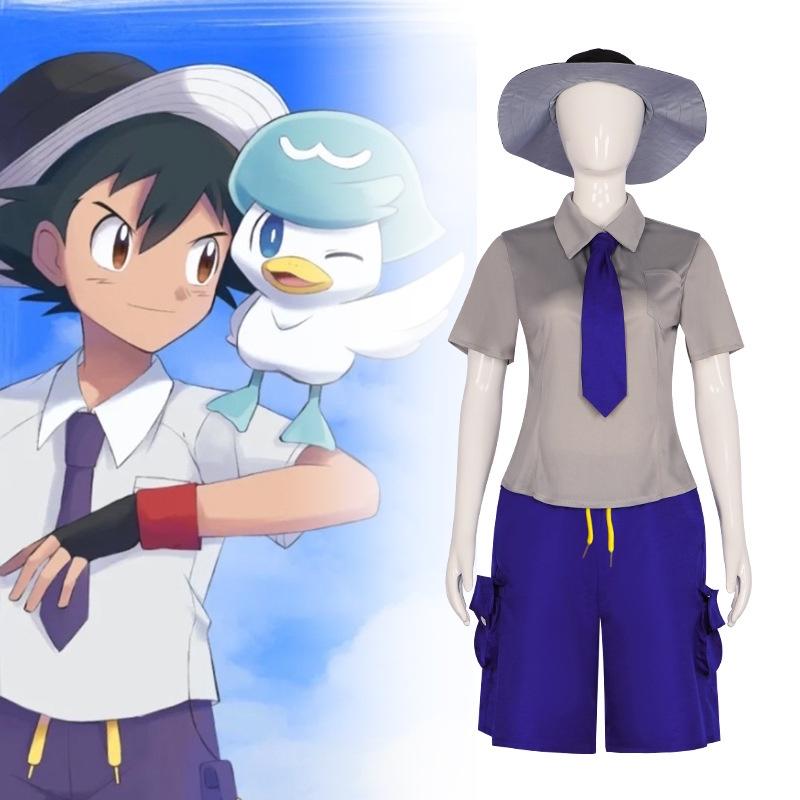 Pokemon Scarlet And Violet Florian Juliana Cosplay Costume Set For Halloween And Stage Performance