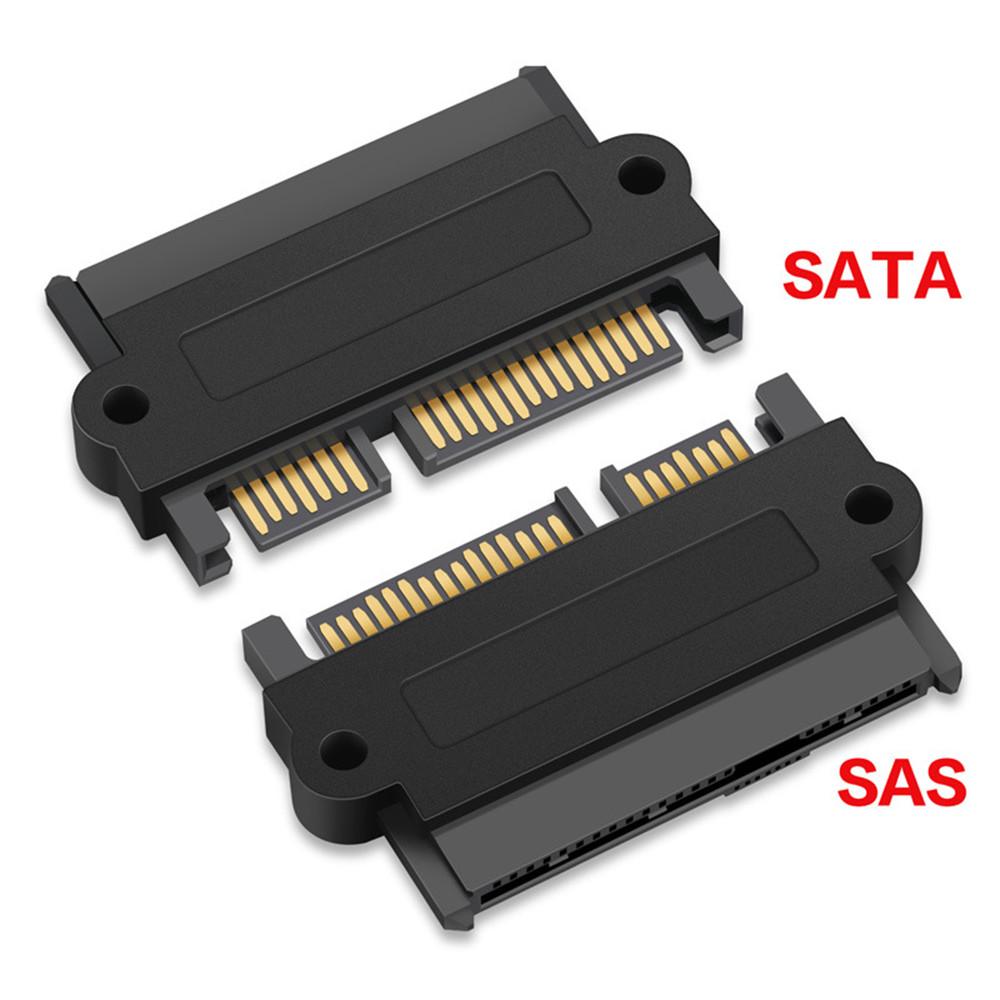 1 Pcs New SFF-8482 Computer Cable Connector SAS to SATA 22 Pin Adapter