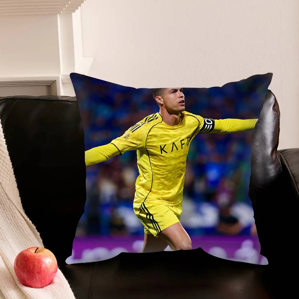 C-Cristiano-O R-Ronaldo-O Kussensloop Voor Sofa Kamer Kantoor Decor Afdruk Beschermer Kussenhoes Valentijnsdag Cadeau Op Maat