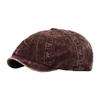 French Corduroy Beret With Lightweight Design For Women Soft Cotton Blend Khaki Hat For Everyday Elegance