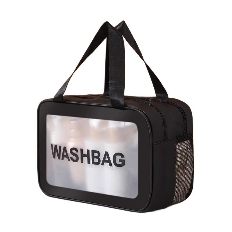 Women's Portable Makeup and Toiletries Bag - Dry/Wet Separation, Large Capacity, Travel Storage, High-End Feel