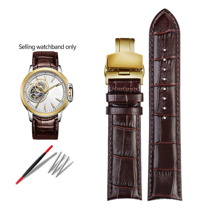 20mm 21mm Kožený remienok na hodinky so zakriveným koncom pre Tissot Seiko Rossini 5793B04B 9633B04B Vzor jašterice Náramok na hodinky