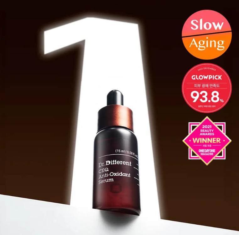 DR.DIFFERENT CEQ Antioxidant Serum für Aufhellung & gleichmäßigen Hautton