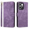 For Oppo Reno14 F 5G Case Wallet RFID Blocking PU Leather Phone Cover Stand with Strap
