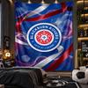 Wall Hanging Tapestry Blackburn Rovers Football Print Cloth for Living Room Bedroom Home Decor