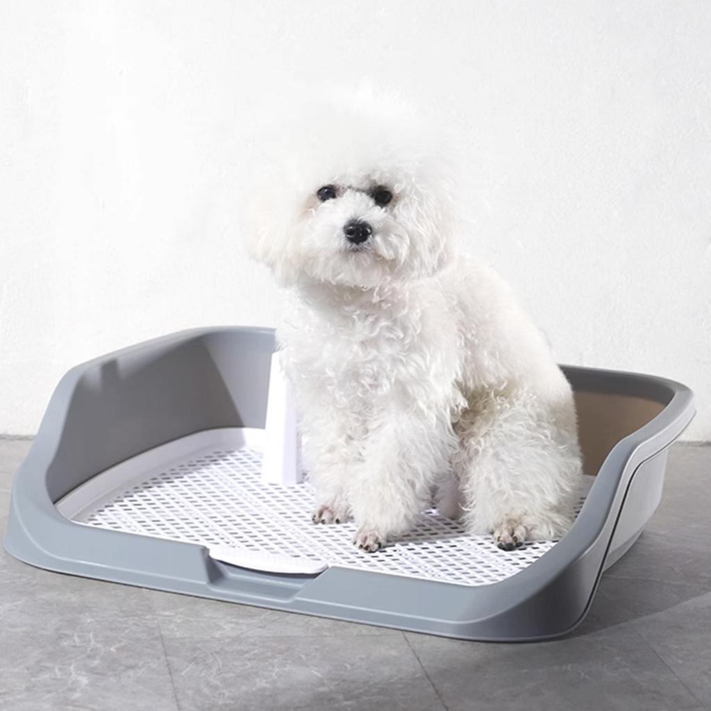 Dog Litter Tray Hygienic Pet Training Mat Detachable Cleaning Grid PP Material Suitable for