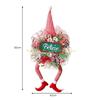  Classical Christmas Long Legged Doll Wreath Festival Dwarf Decorations Wreath