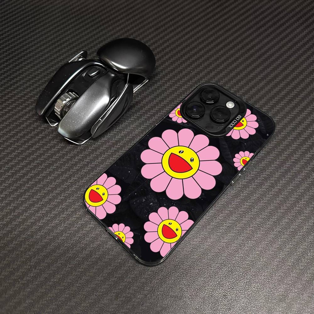 Japanese Artisti M-murakami T-takash Art Colorful Colorful Phone Case For iPhone 17 16 15 14 13 12 11 Pro Max Plus Matte Cover