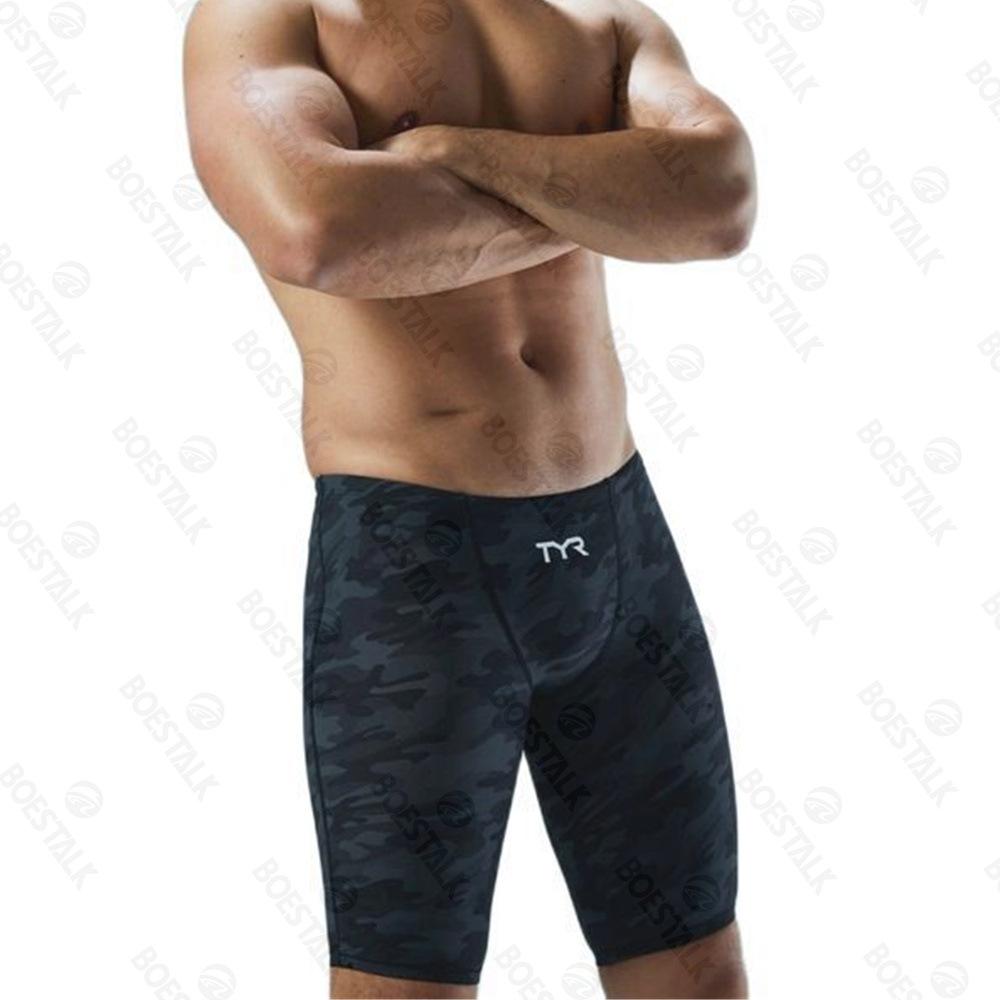 Costume da bagno uomo professionale impermeabile ad asciugatura rapida pantaloni da spiaggia comodi traspiranti costume da bagno sportivo lungo pantaloni per sorgenti termali