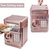 Piggy Bank for Kids, ATM Electronic Password Cash Coin Bank, Money Saving Box for Kids, Boys Girls Birthday Gift (New Rose Gold)