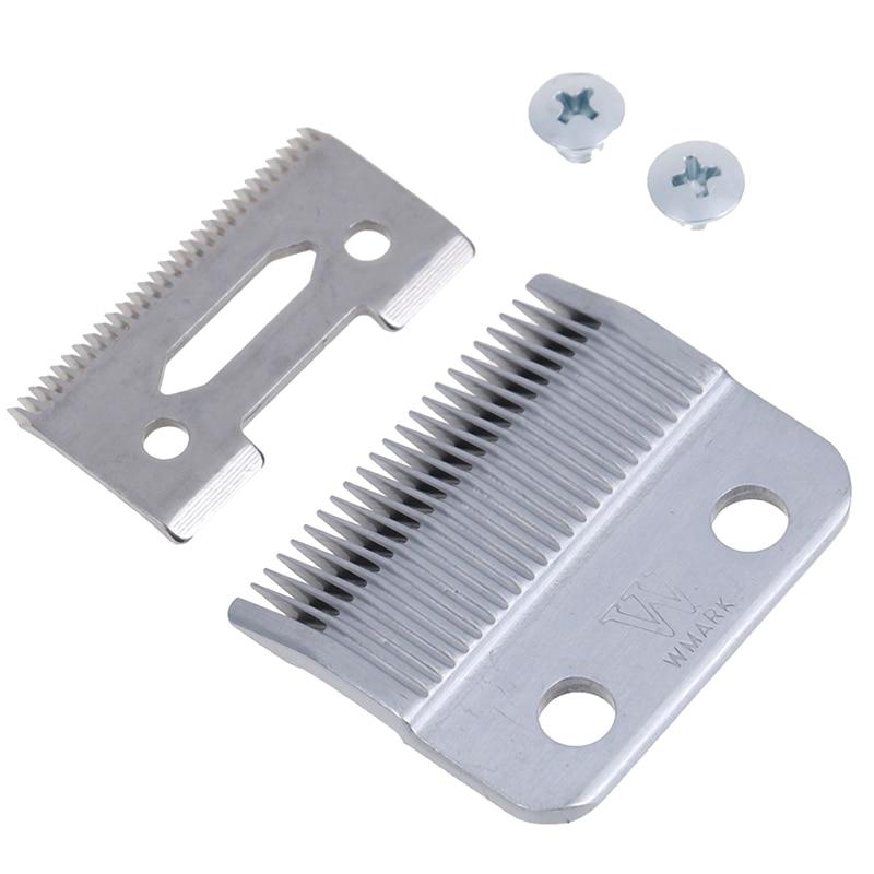 Movable Replacement Blade Professional Hair Clipper Blade Carton Steel Accessories Golden For Choice Golden Screws Hair Trimmer серебряный