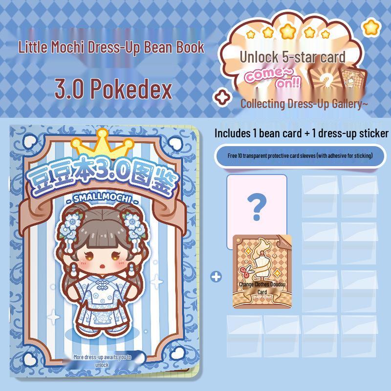 

Маленька Мочі Книжка-розмальовка для перевдягання 2: Милий DIY Мультяшна Книжка-наклейок для Перевдягання