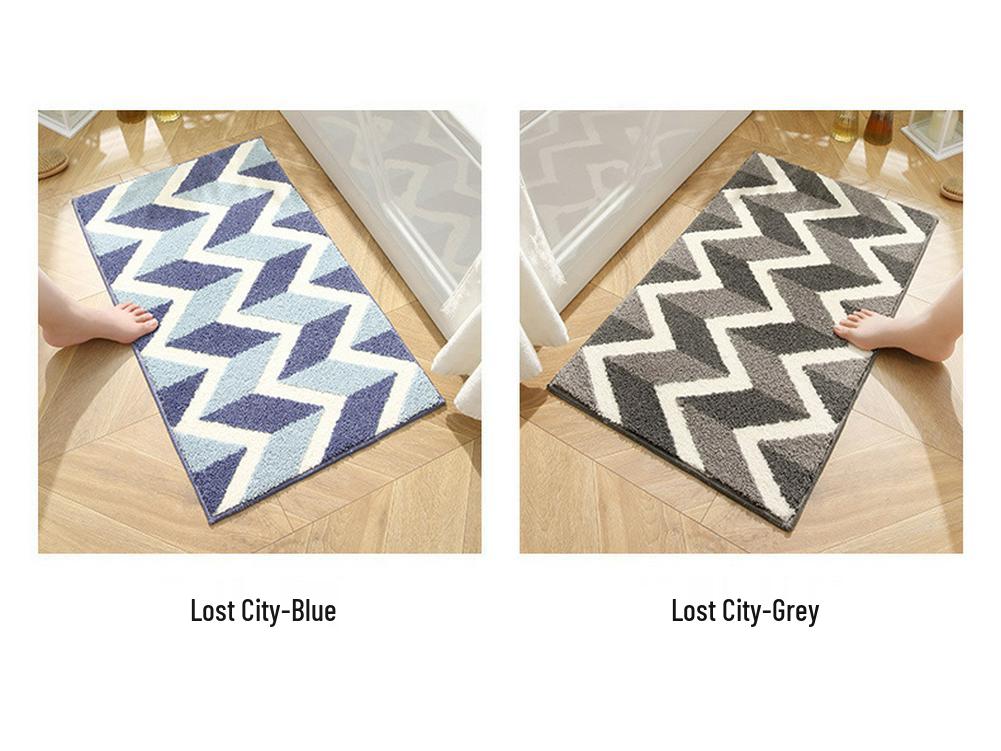 Tapete de Chão Absorvente Antiderrapante para Casa, Quarto, Cozinha, Banheiro e Vaso Sanitário