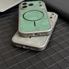 Matte Suede Leather Magnetic For Magsafe Case For iPhone 13 14 15 16 17 Pro Max Heat Dissipating Bumper Shockproof Soft Cover