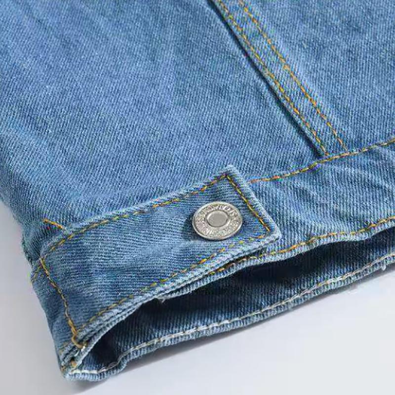 Men's Winter Lamb Velvet Denim Jacket 