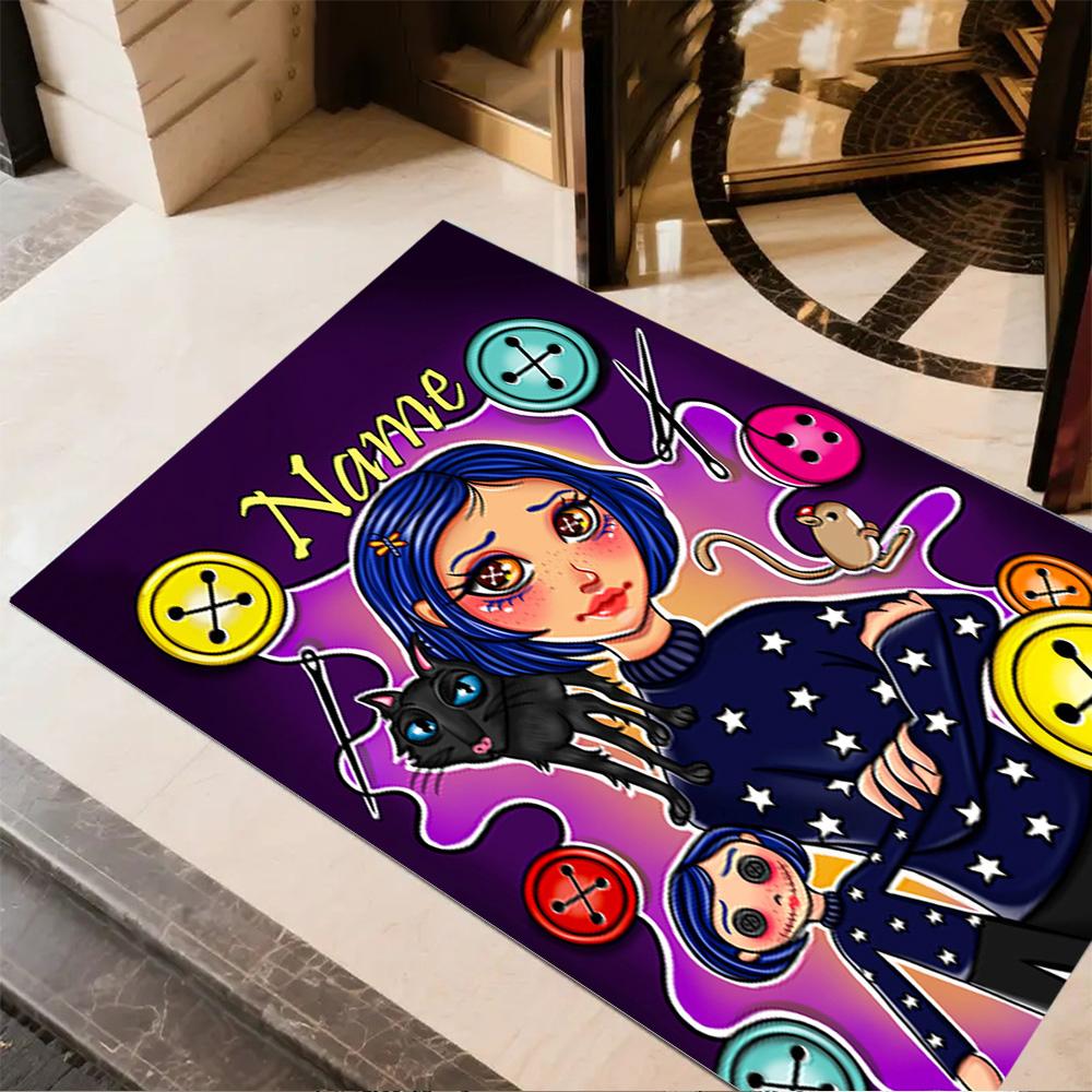 Fantasy World Personalized Text Area Rug Suitable for Decorate room Balcony Game Room Entryway Anti-slip Rug Office home decor Best for Christmas
