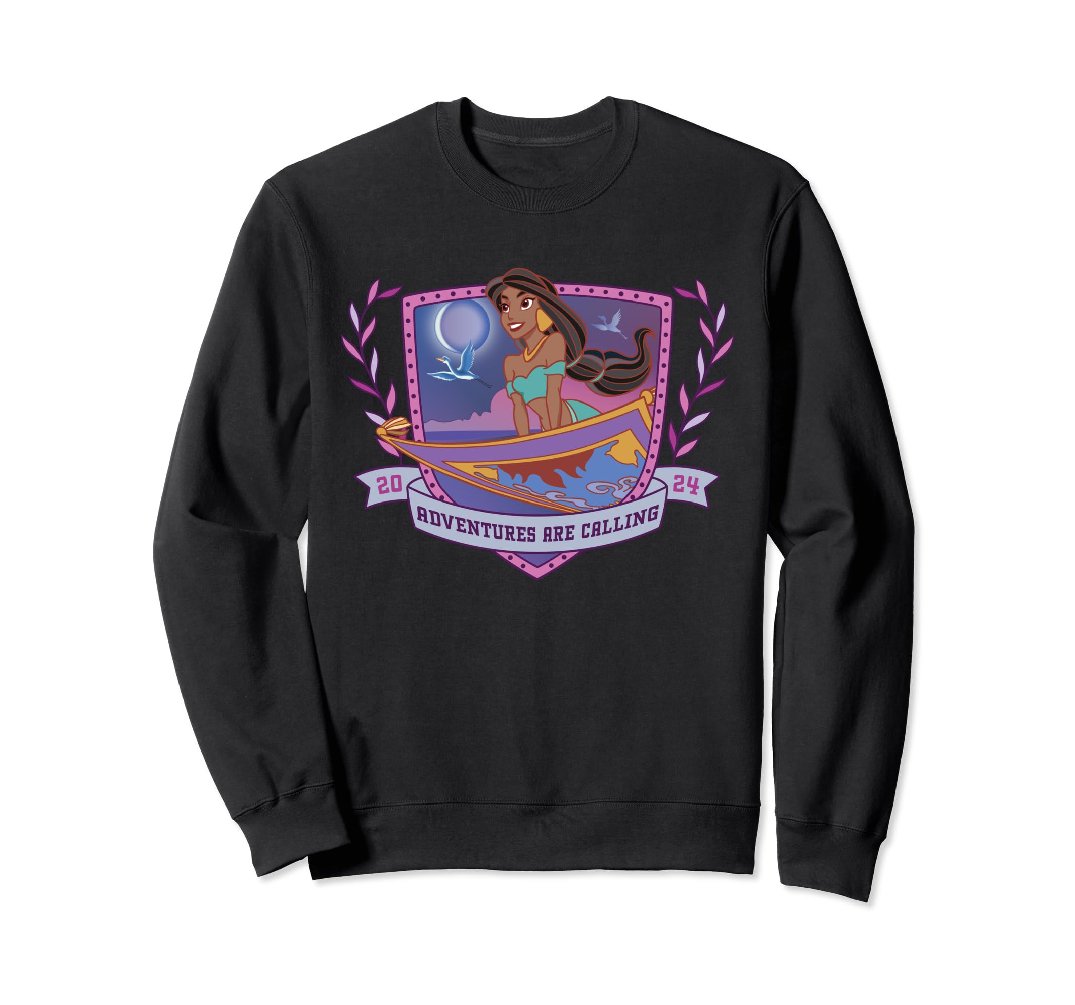 

Disney Princess Aladdin and Jasmine Adventures are Calling 2024 Sweatshirt